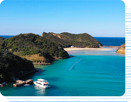 辰の島遊覧・渡船の写真